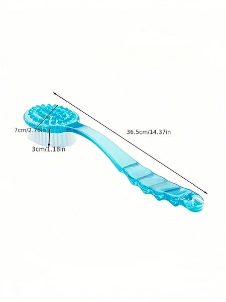 Long Handle Bath Brush Soft Bristle Reach Back Body Spa Shower Scrubber Women UK