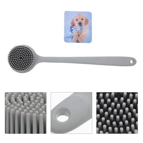 Silicone Bath Brush Back Cleaning Scrubber Man Backbrush for Shower Washer