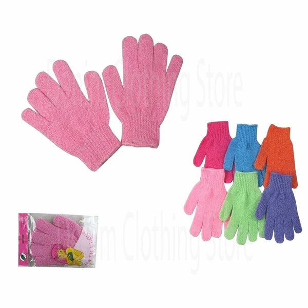 12 pcs Exfoliating Bath Gloves Deep Scrubbing Dead Skin Shower Gloves Spa