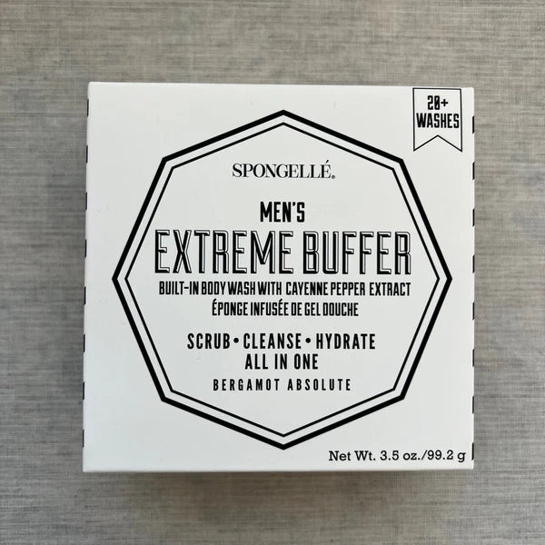 Spongelle Multi-Use Body Wash Infused Buffer  - Mens Womens - Super Supreme Pedi