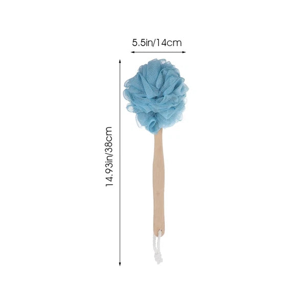 2 Pcs Bath Bathing Brushes Women Soft Back Scrubber Shower