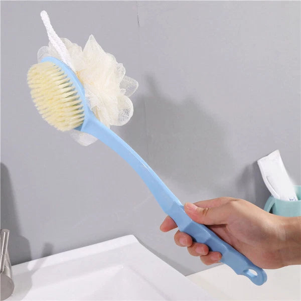 Long Handle Bath Brush Back Scrubber for Shower Loofah Sponge Body Back Brushes