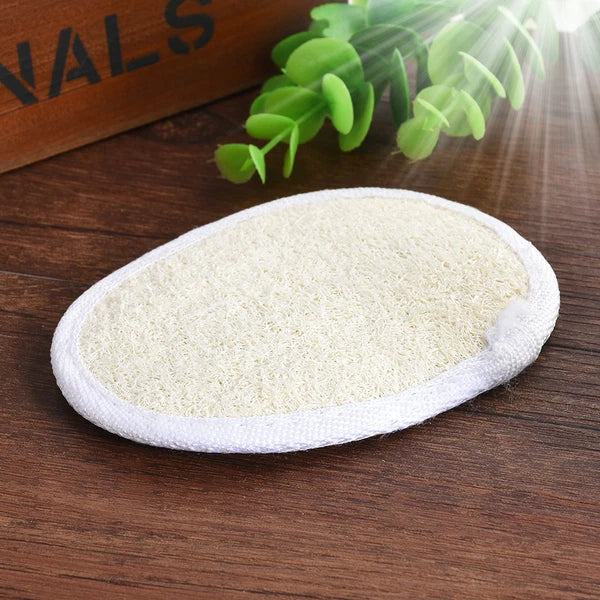 1-5X Body Scrubber Brush Exfoliating Natural Loofah Pad Luffa Bath Shower Sponge