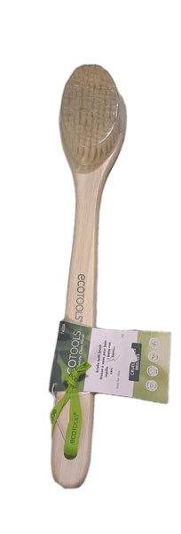Ecotools Bath Bristle Brush, Bath Brush with Long Handle, Cleanse Back & Hard-To