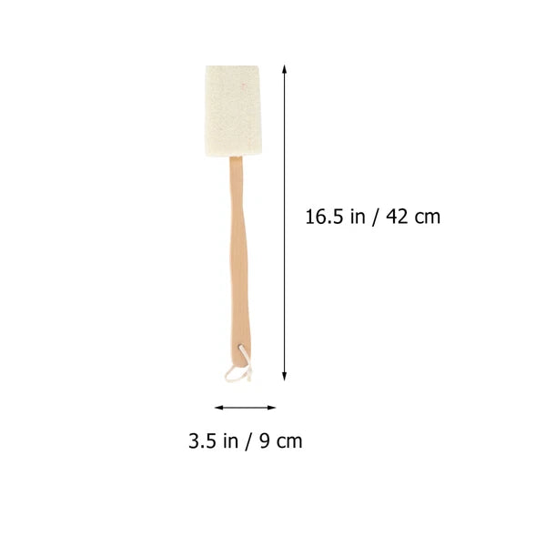 Loofer Shower Brush Exfoliating Body Natural Loofah Skin Cleansing