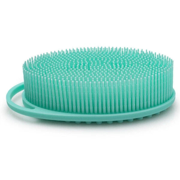 Dual-Sided Silicone Body Scrubber Brush Exfoliating Shower Brush Bath Massage UK