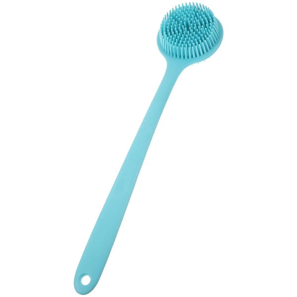 Long Handle Bath Brush Body Scrubber Silicone Shower for Cleaning