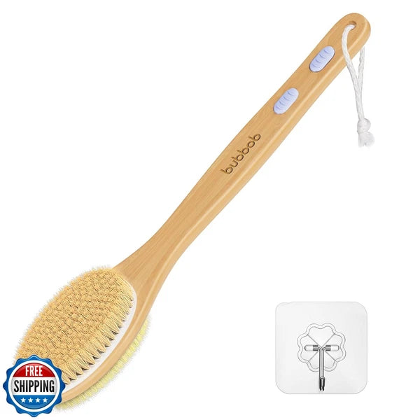 Back Scrubber for Shower,Bath Brush with Long Handle,Bath Brush Body Exfoliat