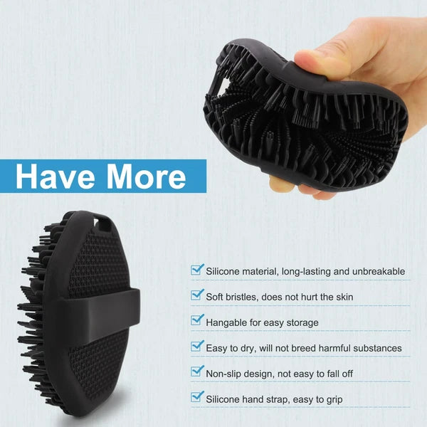 Silicone Body Scrubber, Body Wash Scrubber, Shower Scrubber for Body, Non-Sli...