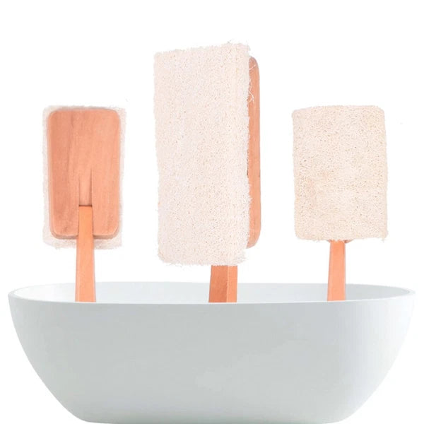 Loofah Bath Brush Body Exfoliator Natural Back Scrubber Bathing for