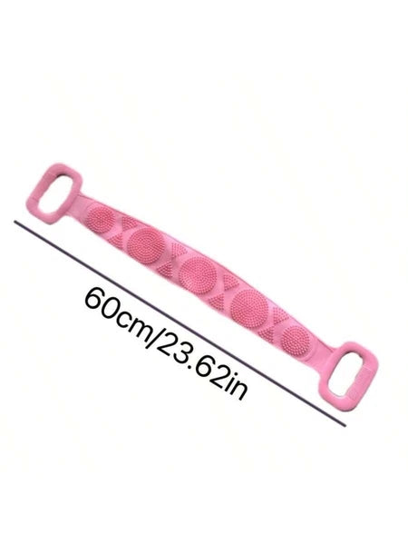 Silicone Body Cleaning Brush Shower Scrub Double Sided Back Scrubber Bath Shower