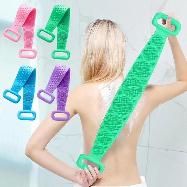 Long Handle Bath Body Brush Soft Back Shower Exfoliating Skin Scrubber Massager