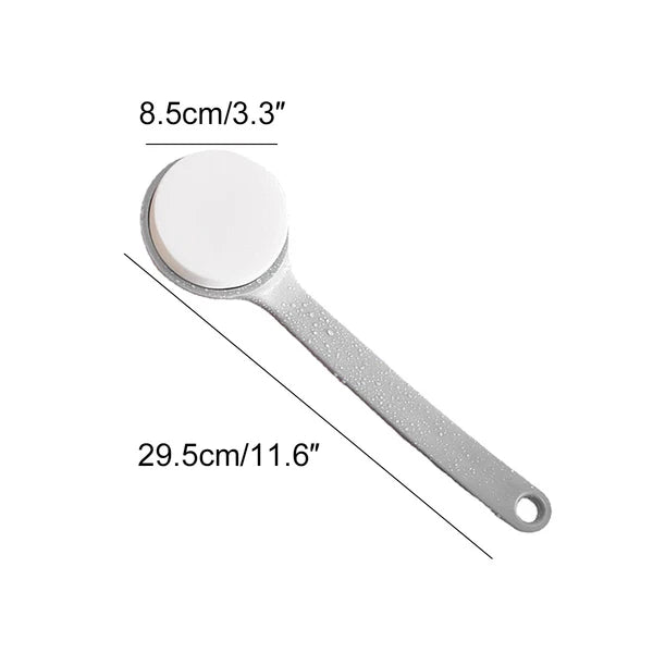 Silicone Body Brush Bath Brush Back Scrubber Long Handle Bath Shower Brush