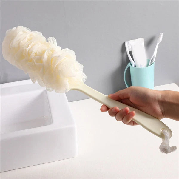 Long Handle Bath Brush Back Scrubber for Shower Loofah Sponge Body Back Brushes