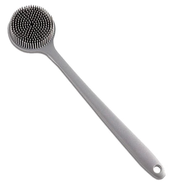 Silicone Body Brush Bath Brush Back Scrubber Long Handle Bath Shower Brush