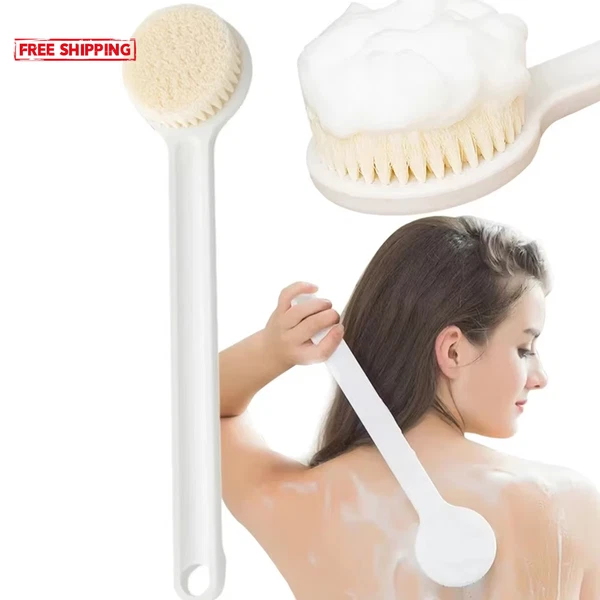 1Pc Long Handle Back Brush for Shower Soft Bristles Body Exfoliating Bath Brush