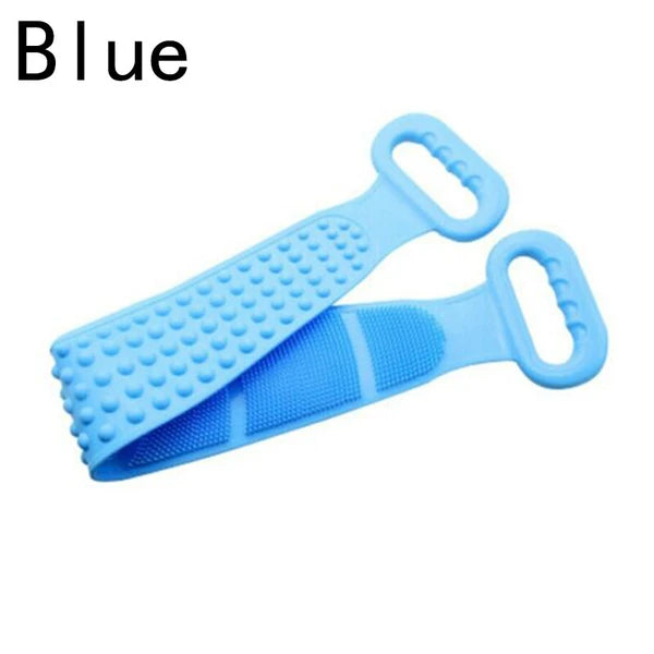 Body Cleaning Double Sided Back Scrubber Bath Silicone Body Brush Back I