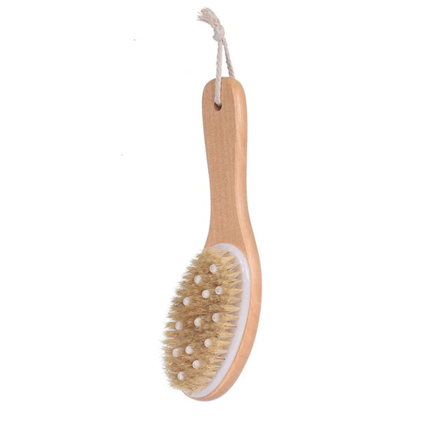 Body Brush Bath Scrubber Back for Shower Exfoliating Rough with Handles