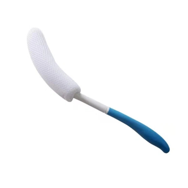 Long Anti-Slip Curved Handle Bath Body Brush 15.33 Inch