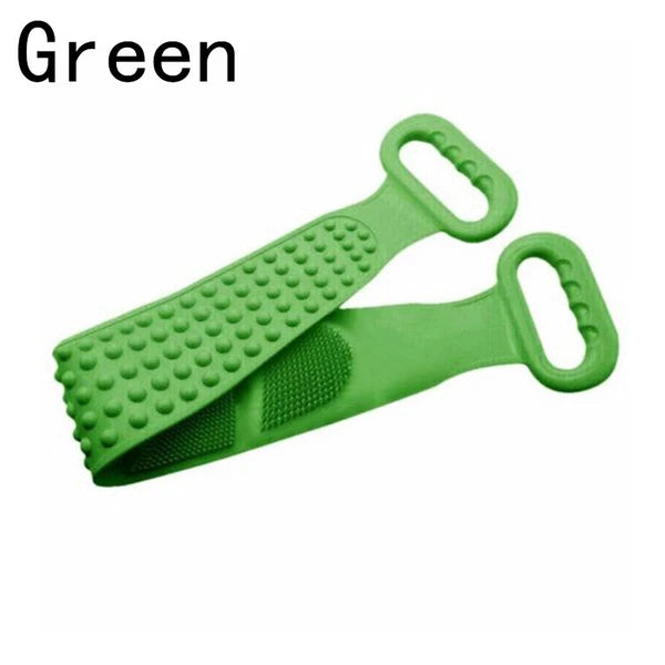 Body Cleaning Double Sided Back Scrubber Bath Silicone Body Brush Back I