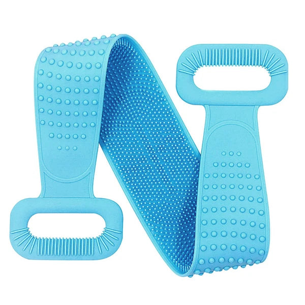 Silicone Back Bath Shower Wash Body Belt Brush Bath Body Scrubber Men & Women US