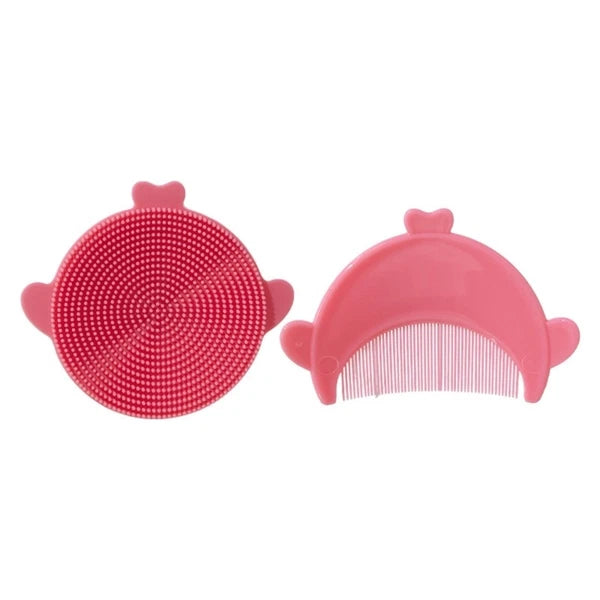 Massage Shampoo Brush Soft Comb Hair Washing Scrubber Brush Baby Bath Brush