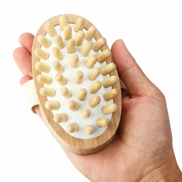 2pcs Long Body Bath Shower Brush Handle Back SPA Massage Exfoliating Brushes Set