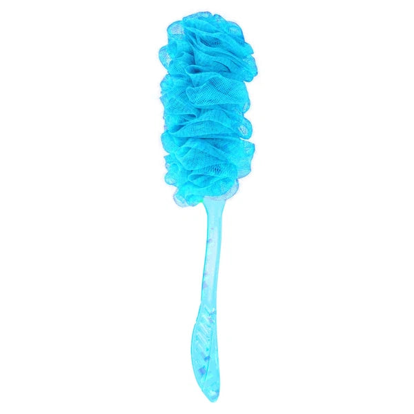 Long Handle Soft Bath Brush Back Scrubber Mesh Sponge Loofah Body Puff Shower