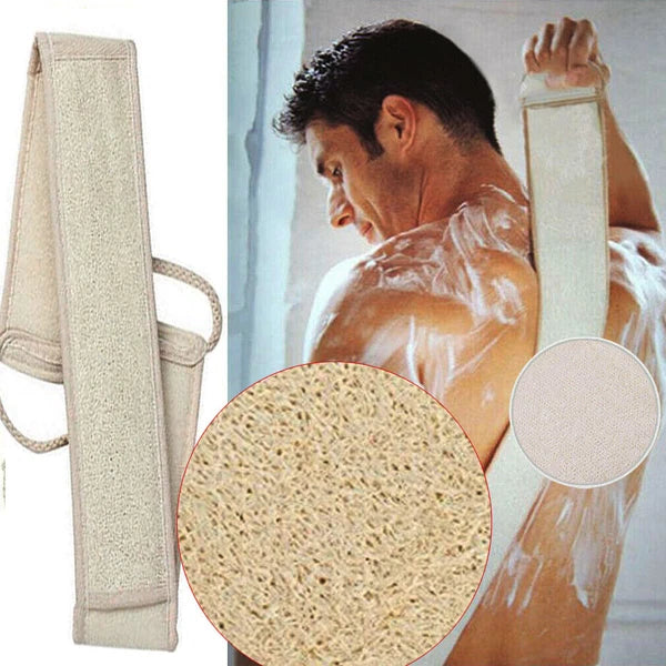 Exfoliating Loofah Loofa Back Strap  Bath Shower Body Sponge Scrubber Brush'