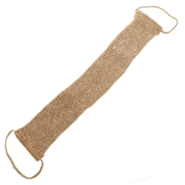 Jute Back Washer Bath Towel Shower Body Scrubber Scratcher for Men Brush Women