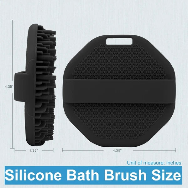 Silicone Body Scrubber, Body Wash Scrubber, Shower Scrubber for Body, Non-Sli...