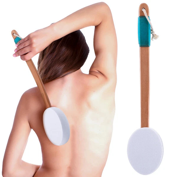 17.9" Long Handle Lotion Applicator Brush for Your Back Fits Tanning Skin Cream