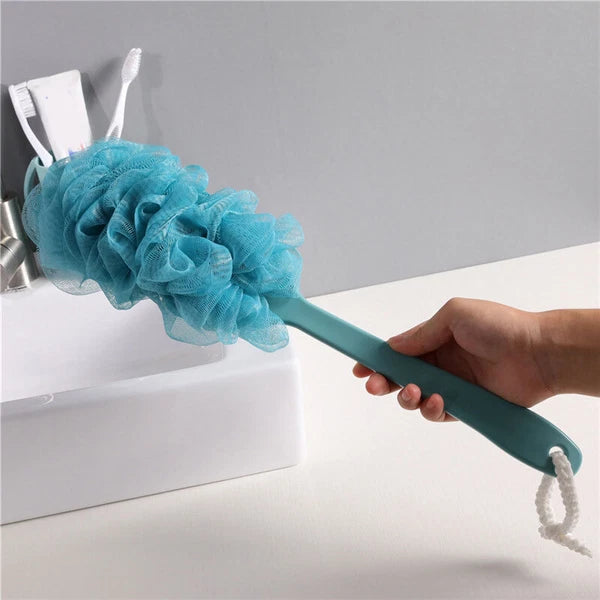 Long Handle Bath Brush Back Scrubber for Shower Loofah Sponge Body Back Brushes