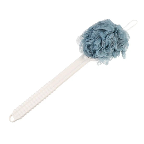 Back Rub Bath Brush Silicone Scrubber for Shower Man Flower with Handle