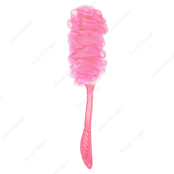 Long Handle Soft Bath Brush Back Scrubber Mesh Sponge Loofah Body Puff Shower