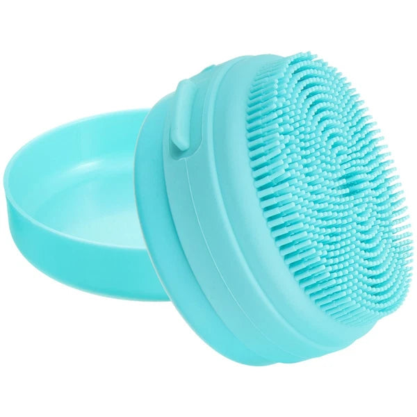 Bath Brush Bathing Silicone Loofah Body Scrubber Man Travel Exfoliating