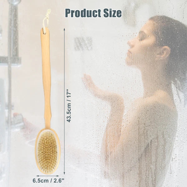 Double-sided Dry Brushing Body Brush Detachable Dry Body Brush for Men Women