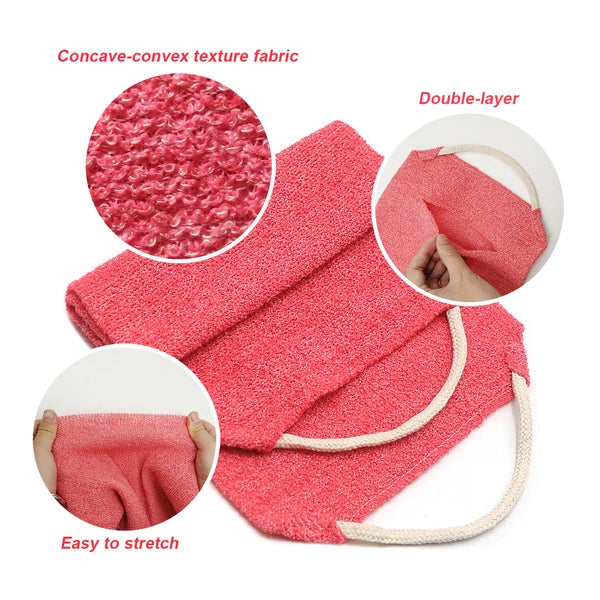 EvridWear Exfoliating Back Scrubber for Shower Bath Shower Spa Skin One Size