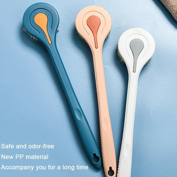 Long Handle Back Shower Brush Soft Body Exfoliating Scrubber UK Spa Bath