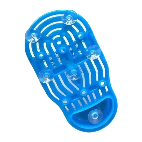 2 in 1 Foot Scrubber Brush Slipper Bath Shower Spa Cleaner Scrub Feet Massage