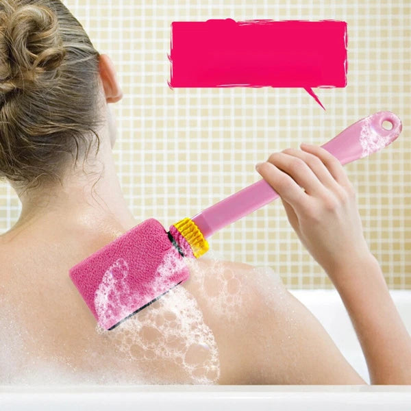 Shower Body Brush Long Handle Bath Brush Rubbing Back Bath (Random Color) UK