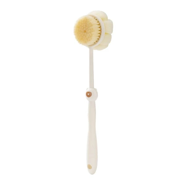 3PCS Long Handle Bath Body Brush Soft Back Shower Exfoliating Scrubber Massager
