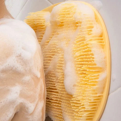 Foot Back Scrubber Exfoliating Silicone Massager Pad Cleaning Mat Bath Shower