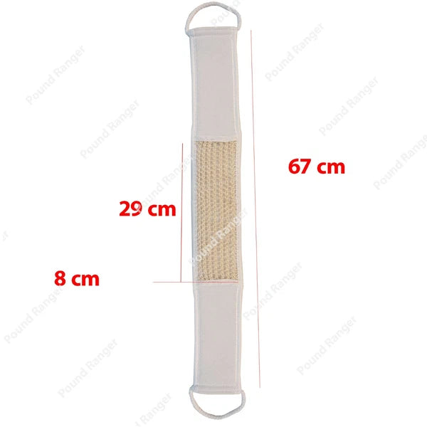 Long Handle Soft Bath Brush Back Scrubber Mesh Sponge Loofah Body Puff Shower