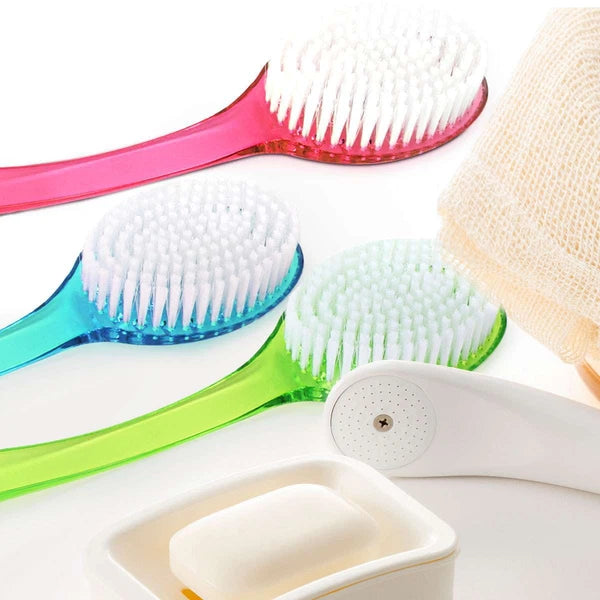 Long Handle Shower Brush - Self Back Scrubber Body Exfoliator for Bath Brushes