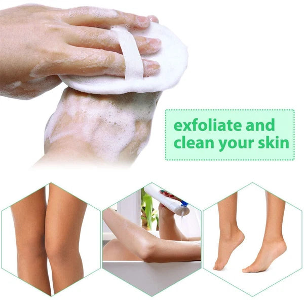 1-5X Body Scrubber Brush Exfoliating Natural Loofah Pad Luffa Bath Shower Sponge