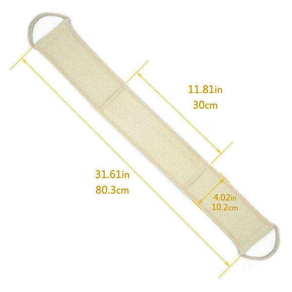 Exfoliating Loofah Loofa Back Strap  Bath Shower Body Sponge Scrubber Brush'