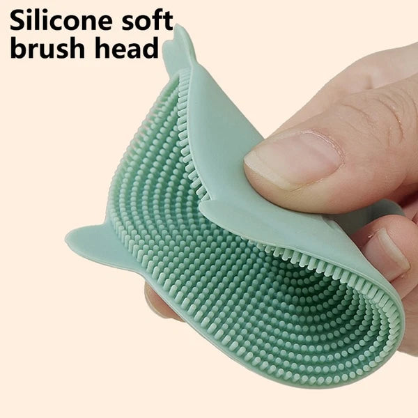 Massage Shampoo Brush Soft Comb Hair Washing Scrubber Brush Baby Bath Brush