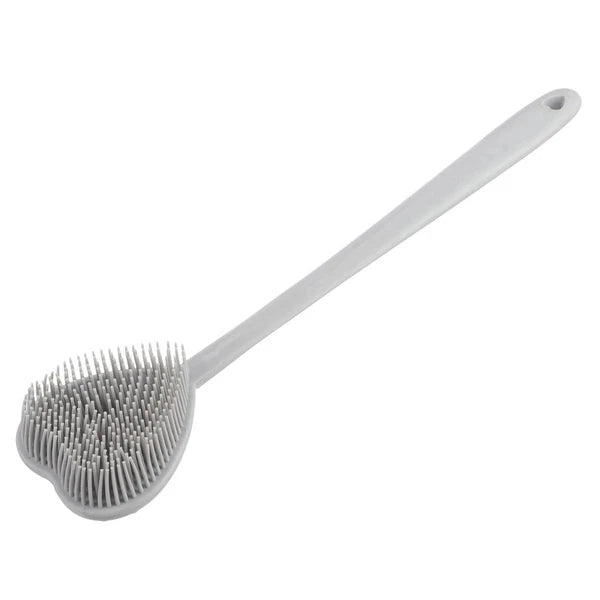 Heart-shaped Bath Brush Body Exfoliator Silicone Shower Scrubber