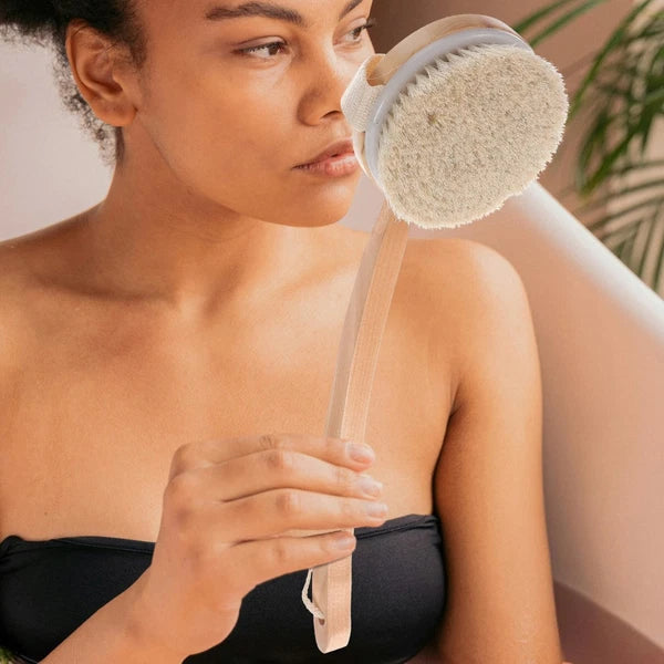 Bath Brush Exfoliating Back Scrub Body Exfoliator Scrubbing Scrubber for